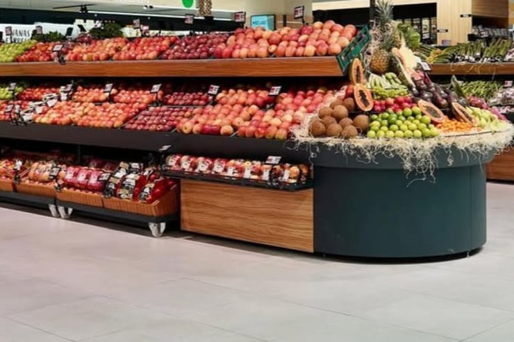 Un reparto di un supermercato Conad - Foto Instagram - Emmepress.com