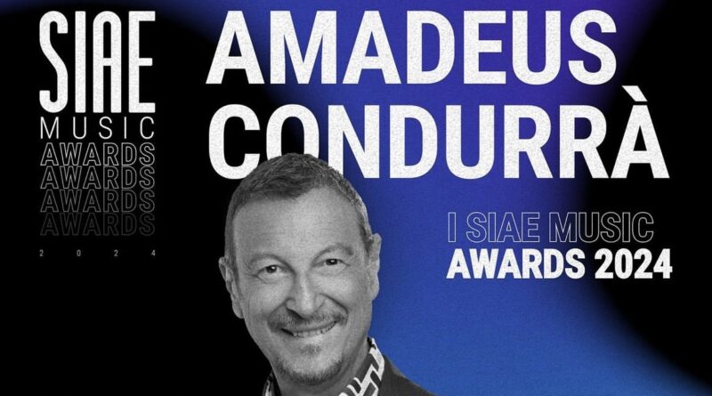 Amadeus presenta i SIAE MUSIC AWARD, il 23 Novembre a Milano